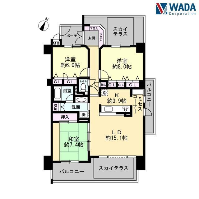 3LDK apartment in Marugame, Kagawa - Photo 1