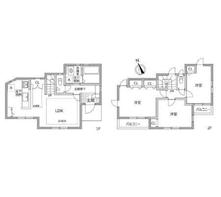 3LDK house in Itabashi Ward, Tokyo - Photo 1