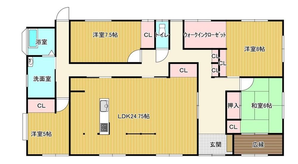 4LDK house in Kadogawa, Higashiusuki District, Miyazaki - Photo 1