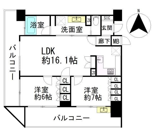 2LDK apartment in Joto Ward, Osaka - Photo 1