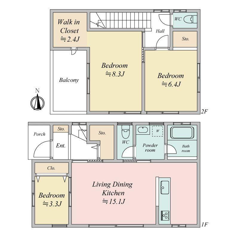 3LDK house in Tokorozawa, Saitama - Photo 1
