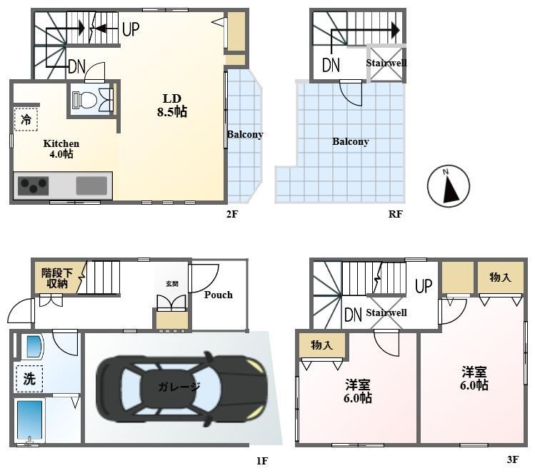 2LDK house in Saiwai Ward, Kawasaki, Kanagawa - Photo 1