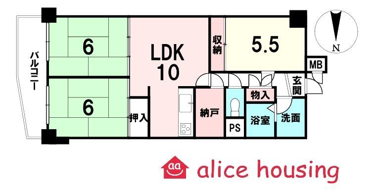 3LDK apartment in Otsu, Shiga - Photo 1