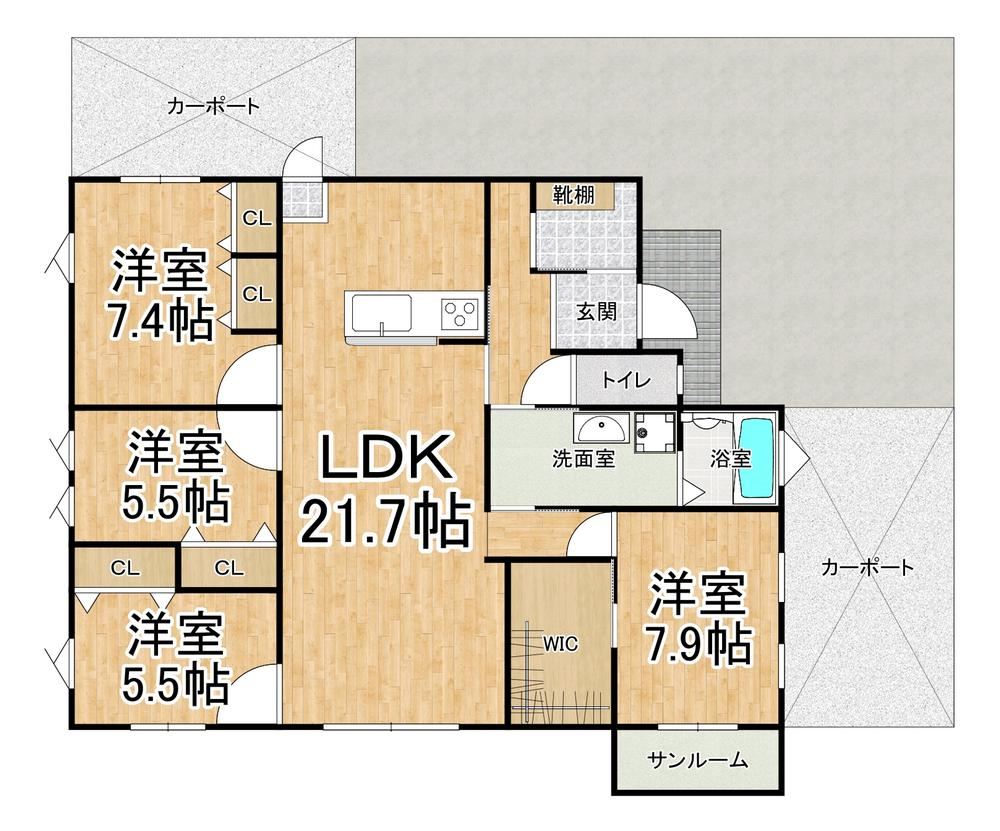 4LDK house in Kanoya, Kagoshima - Photo 1