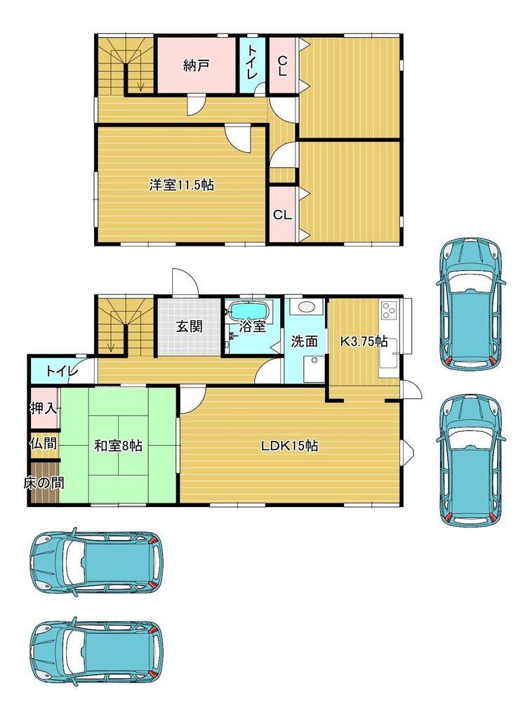 4LDK+S house in Wakamatsu Ward, Kitakyushu, Fukuoka - Photo 1