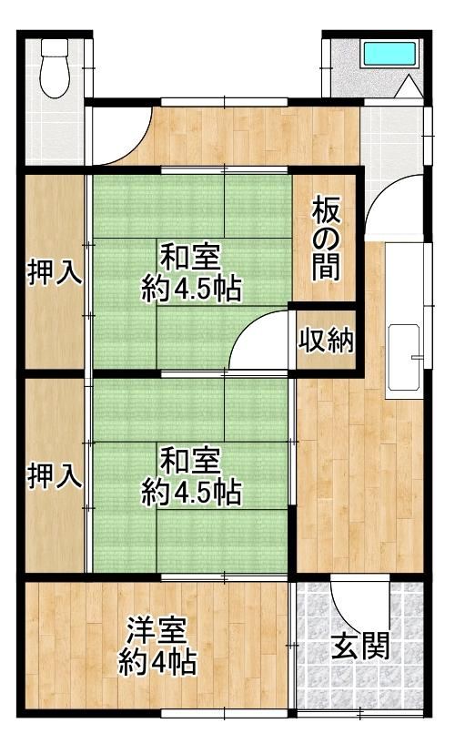 3DK house in Kanan, Minamikawachi District, Osaka - Photo 1