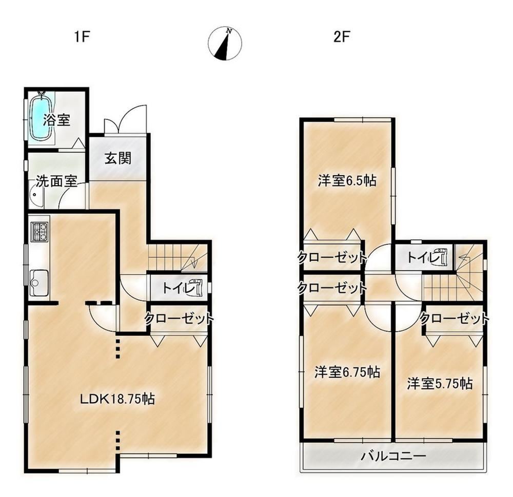 3LDK house in Kasukabe, Saitama - Photo 1