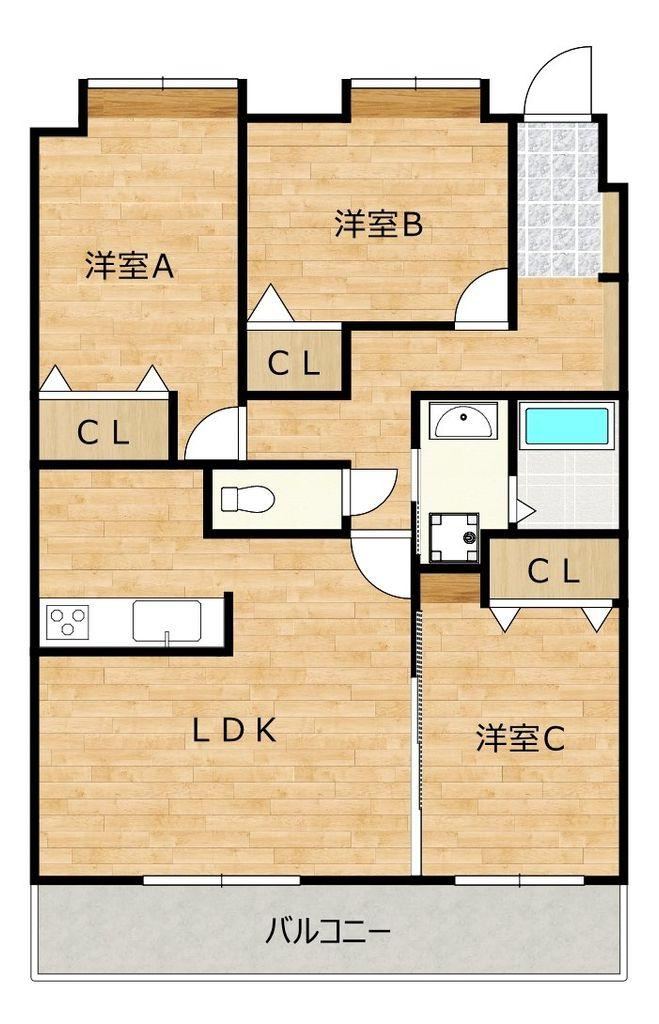 3LDK apartment in Kagoshima, Kagoshima - Photo 1