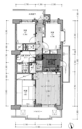 3LDK apartment in Tobata Ward, Kitakyushu