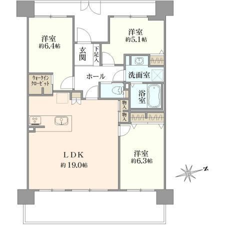 3LDK apartment in Machida, Tokyo - Photo 1
