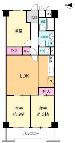 3LDK apartment in Suita, Osaka - Photo 1