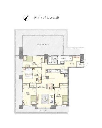 4LDK apartment in Konan