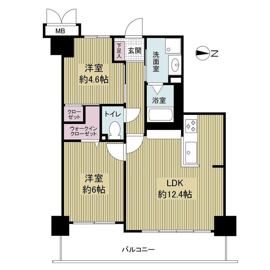 2LDK apartment in Suminoe Ward, Osaka - Photo 1
