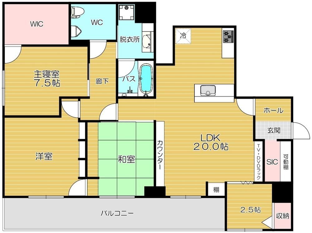 3LDK+S apartment in Nishi Ward, Osaka - Photo 1