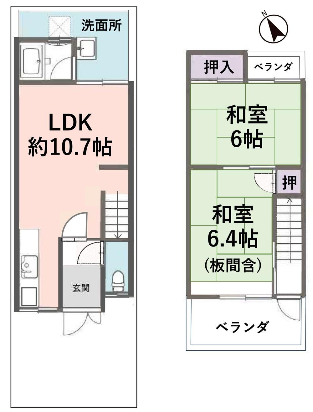2LDK house in Fushimi Ward, Kyoto - Photo 1