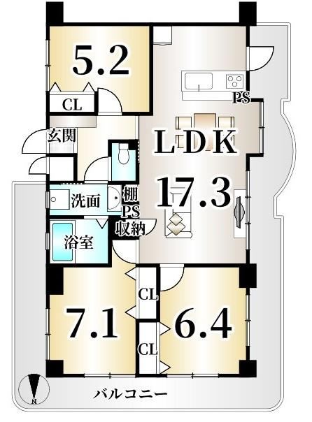 3LDK apartment in Shimogyo Ward, Kyoto - Photo 1