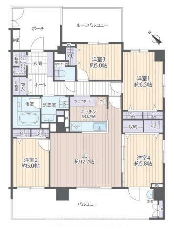 4LDK apartment in Tama Ward, Kawasaki, Kanagawa - Photo 1