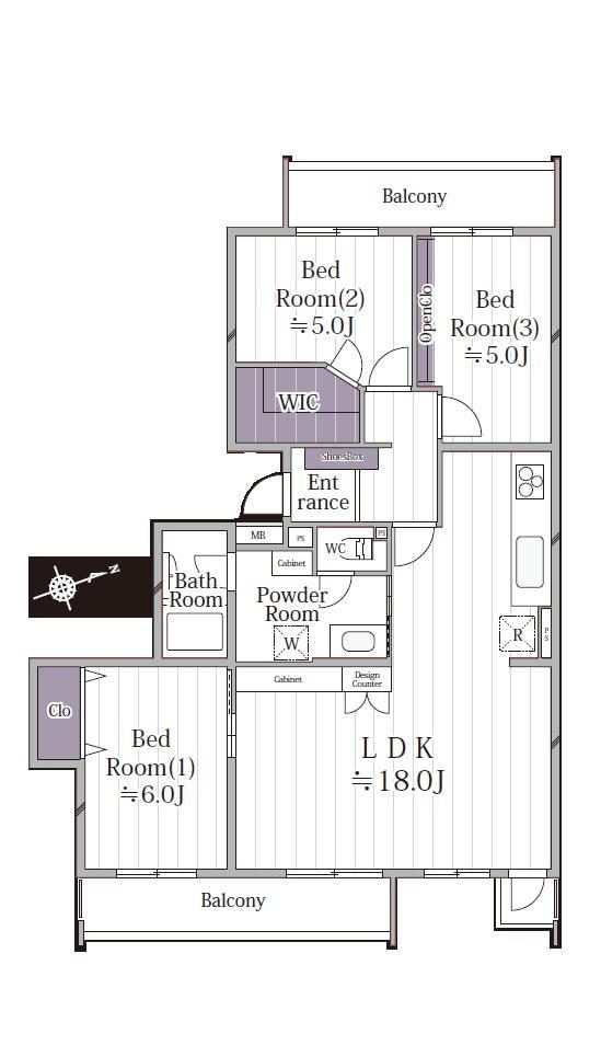 3LDK apartment in Kodaira, Tokyo - Photo 1