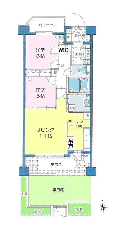 2LDK apartment in Niiza, Saitama - Photo 1