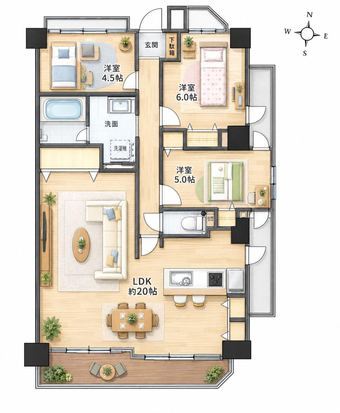 3LDK apartment in Anjo