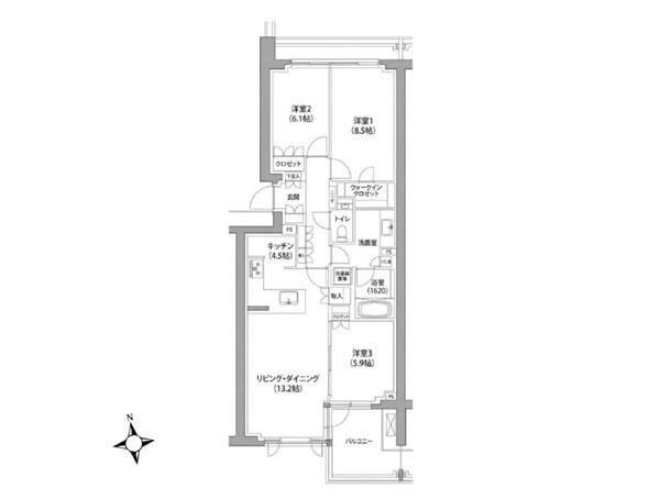 3LDK apartment in Zushi, Kanagawa - Photo 1