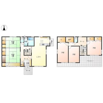 5LDK+S house in Futaba District