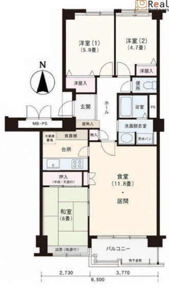 3LDK apartment in Aoba Ward, Yokohama, Kanagawa - Photo 1