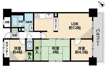 3LDK apartment in Katano