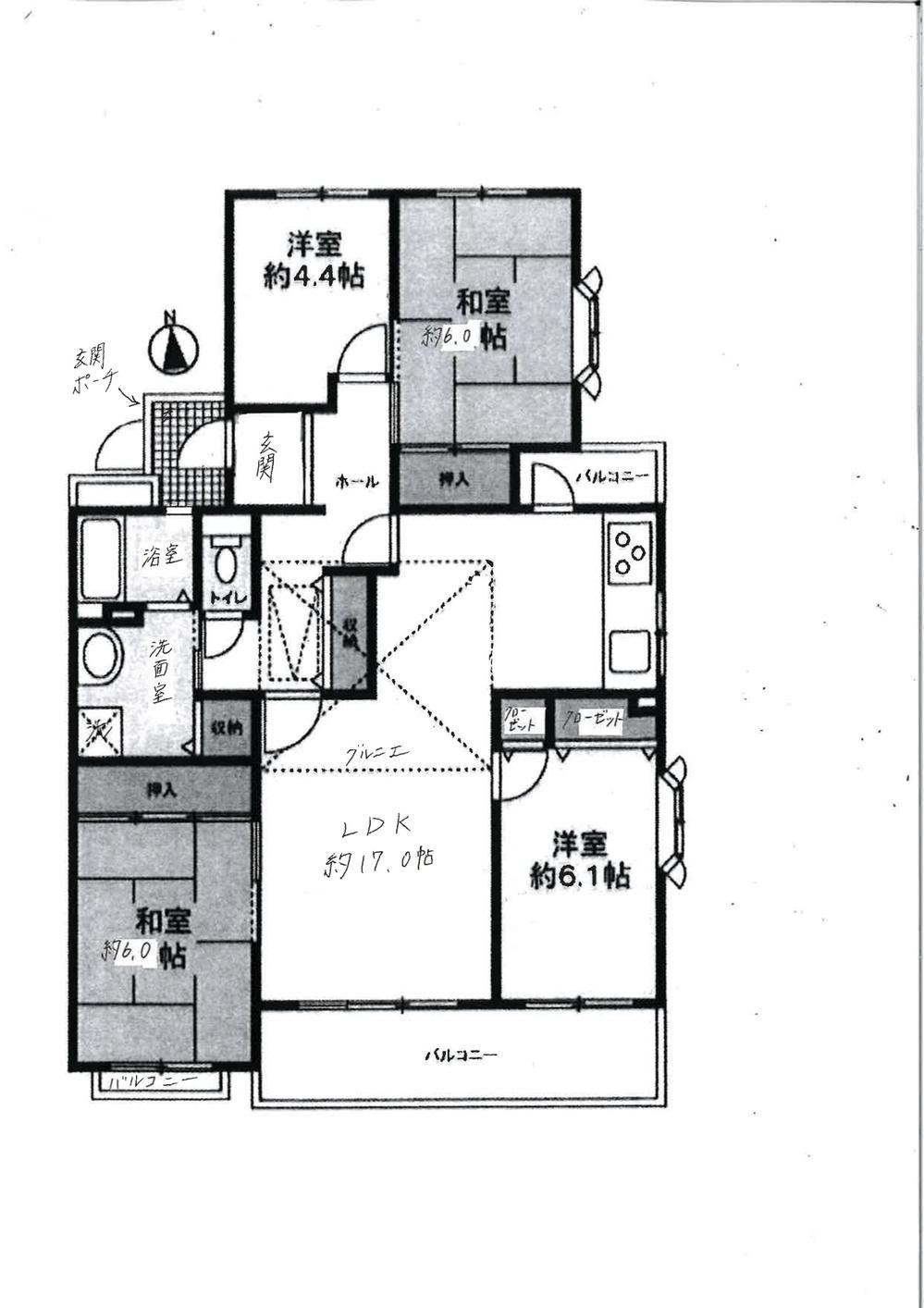 4LDK apartment in Kuki, Saitama - Photo 1