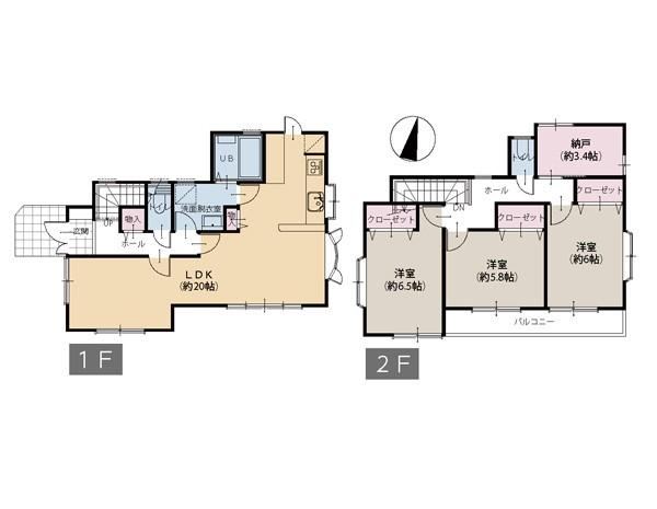 3LDK+S house in Asahi Ward, Yokohama, Kanagawa - Photo 1