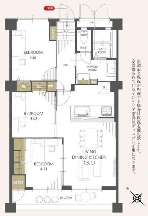 3LDK apartment in Higashi Ward, Fukuoka - Photo 1