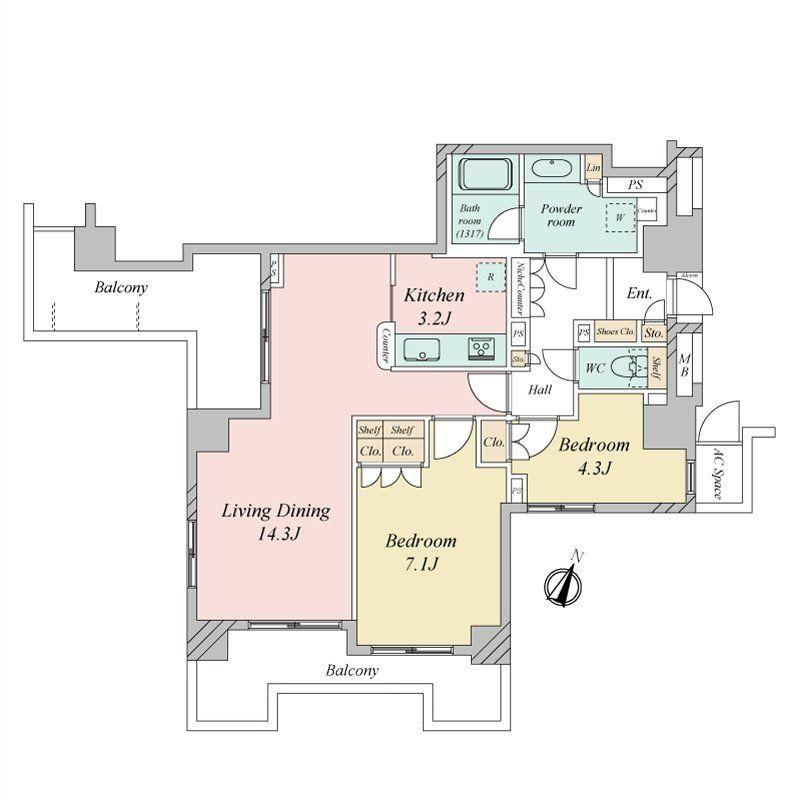 2LDK apartment in Taito Ward, Tokyo - Photo 1