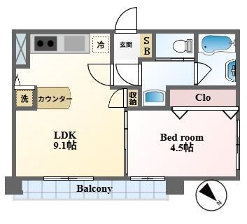 1LDK apartment in Ota Ward, Tokyo - Photo 1