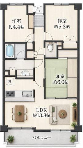 3LDK apartment in Konan Ward, Yokohama, Kanagawa - Photo 1