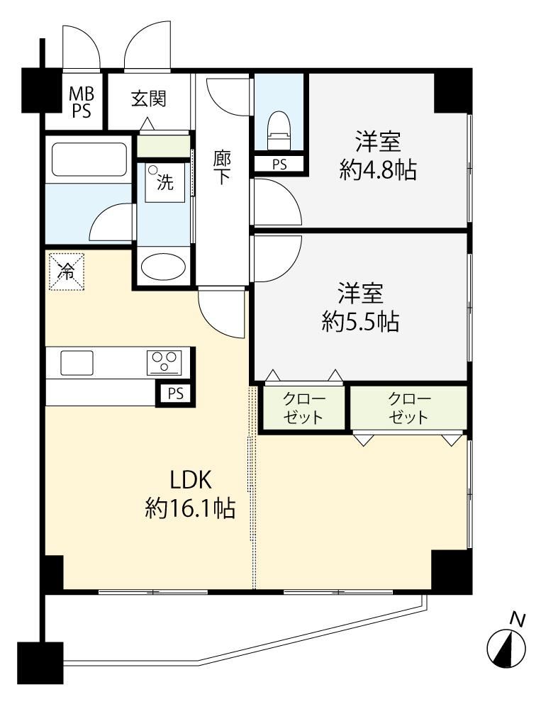 2LDK apartment in Setagaya Ward, Tokyo - Photo 1