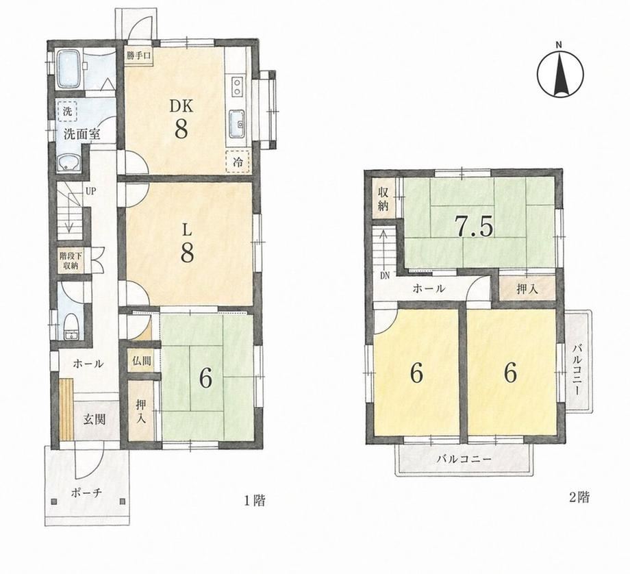 3DK house in Moriyama Ward, Nagoya, Aichi - Photo 1