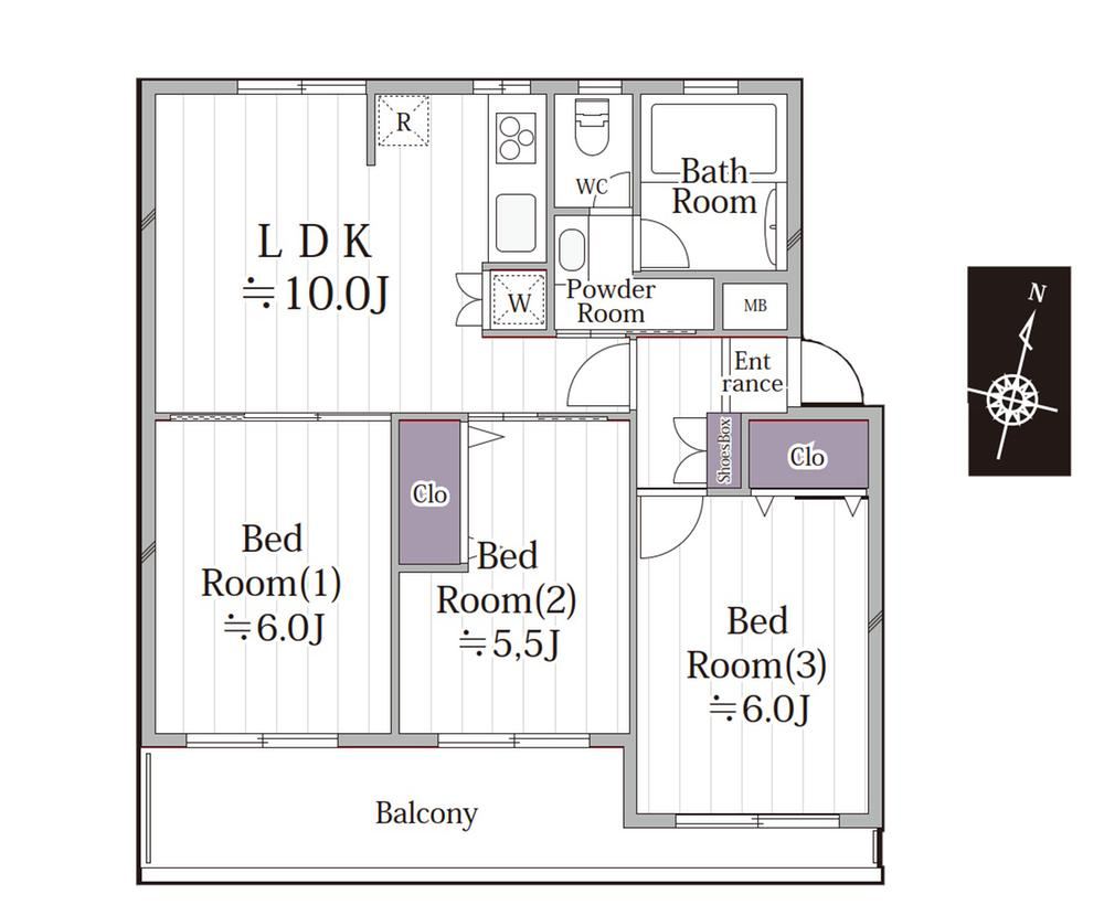 3LDK apartment in Midori Ward, Yokohama, Kanagawa - Photo 1