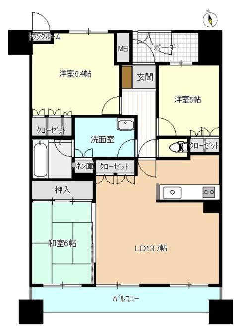 3LDK apartment in Miyagino Ward, Sendai, Miyagi - Photo 1