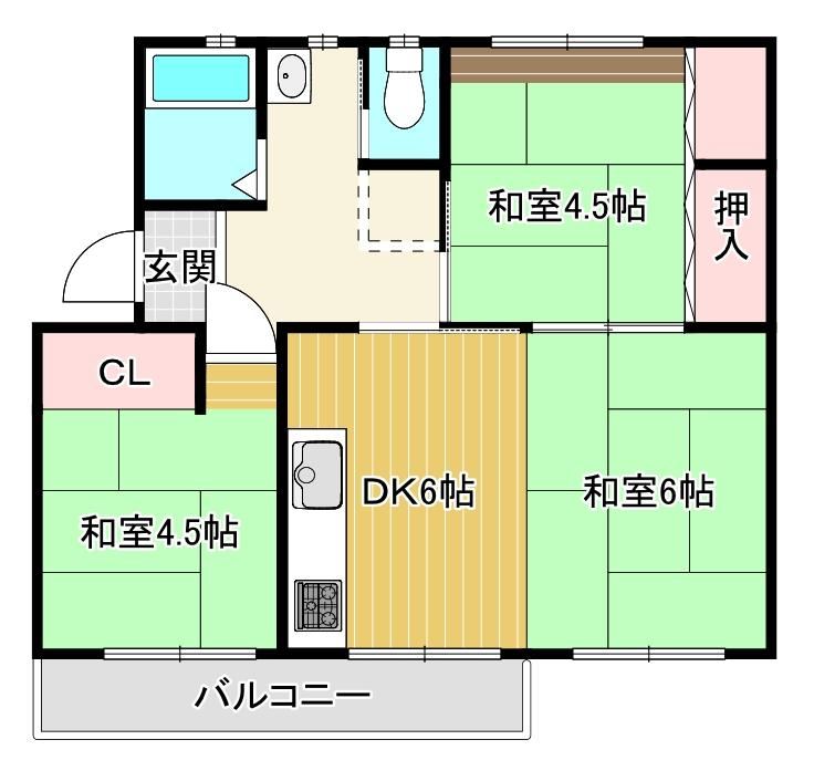 3DK apartment in Mino, Osaka - Photo 1