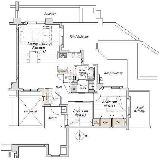 2LDK apartment in Setagaya Ward, Tokyo - Photo 1
