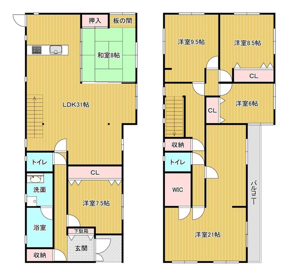 7LDK house in Yahatanishi Ward, Kitakyushu, Fukuoka - Photo 1