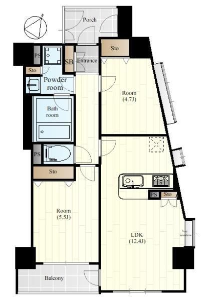 2LDK apartment in Kita Ward, Tokyo - Photo 1