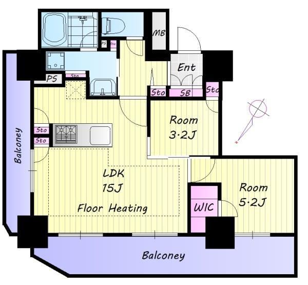 2LDK apartment in Toshima Ward, Tokyo - Photo 1