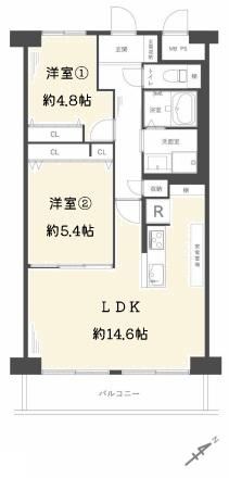 2LDK apartment in Nishiyodogawa Ward, Osaka - Photo 1