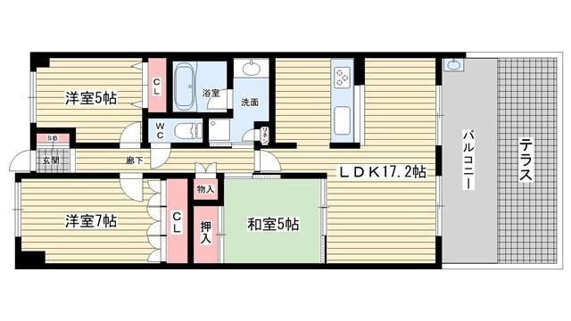 3LDK apartment in Toyonaka, Osaka - Photo 1