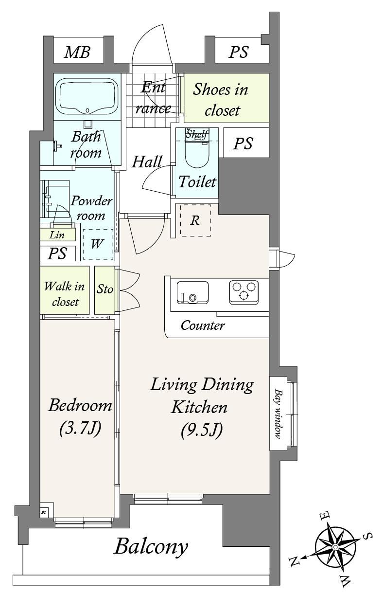 1LDK apartment in Toshima Ward, Tokyo - Photo 1