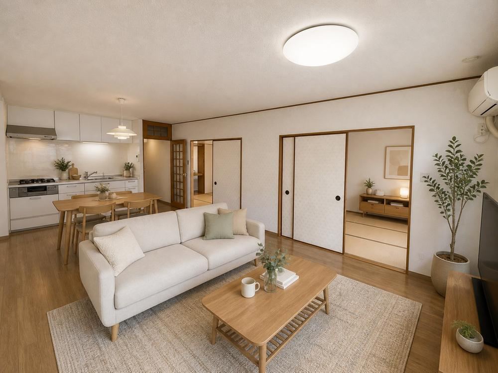 3LDK+S apartment in Settsu, Osaka - Photo 1
