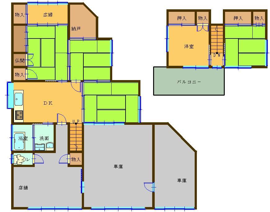 5DK+S house in Moji Ward, Kitakyushu, Fukuoka - Photo 1
