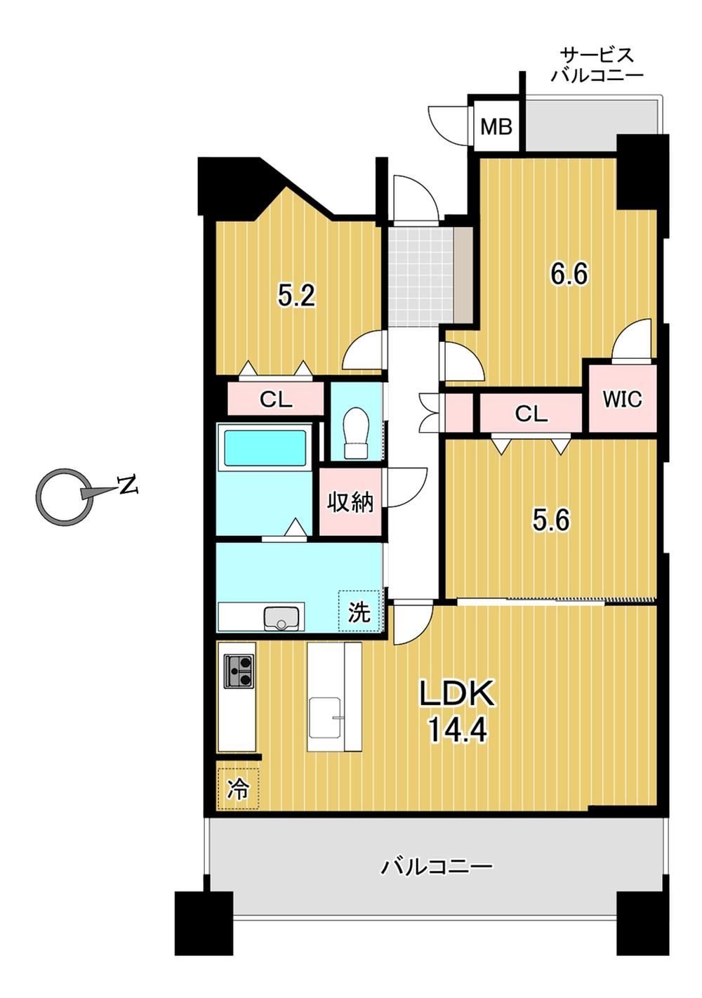 3LDK apartment in Kita Ward, Okayama - Photo 1
