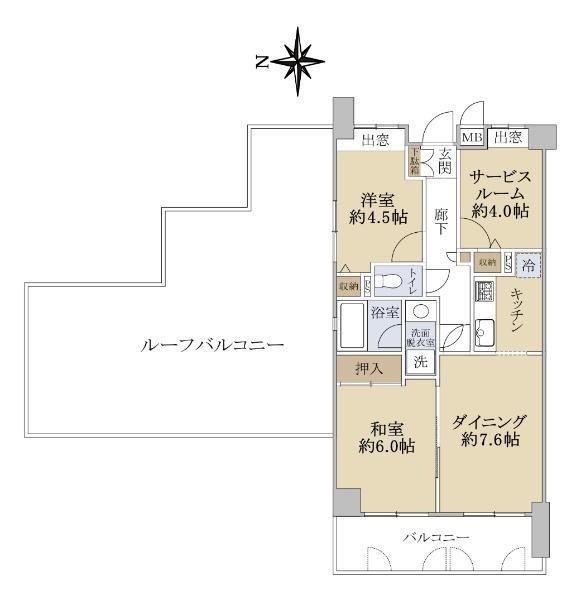 2DK+S apartment in Isogo Ward, Yokohama, Kanagawa - Photo 1